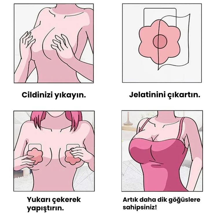 Mervoli®  Et Silikon Göğüs Dikleştirici