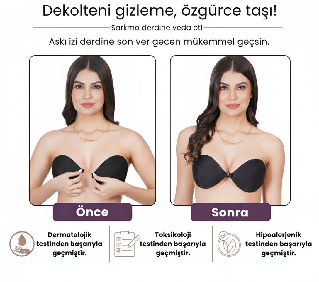 Mervoli® Push-up  Göğüs Dikleştirici Dolgunlaştırıcı Sütyen